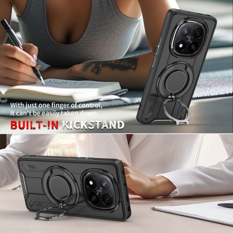 Deksel Xiaomi Redmi Note 14 Pro 4g Magsafe-kompatibel Med Roterende Stativ