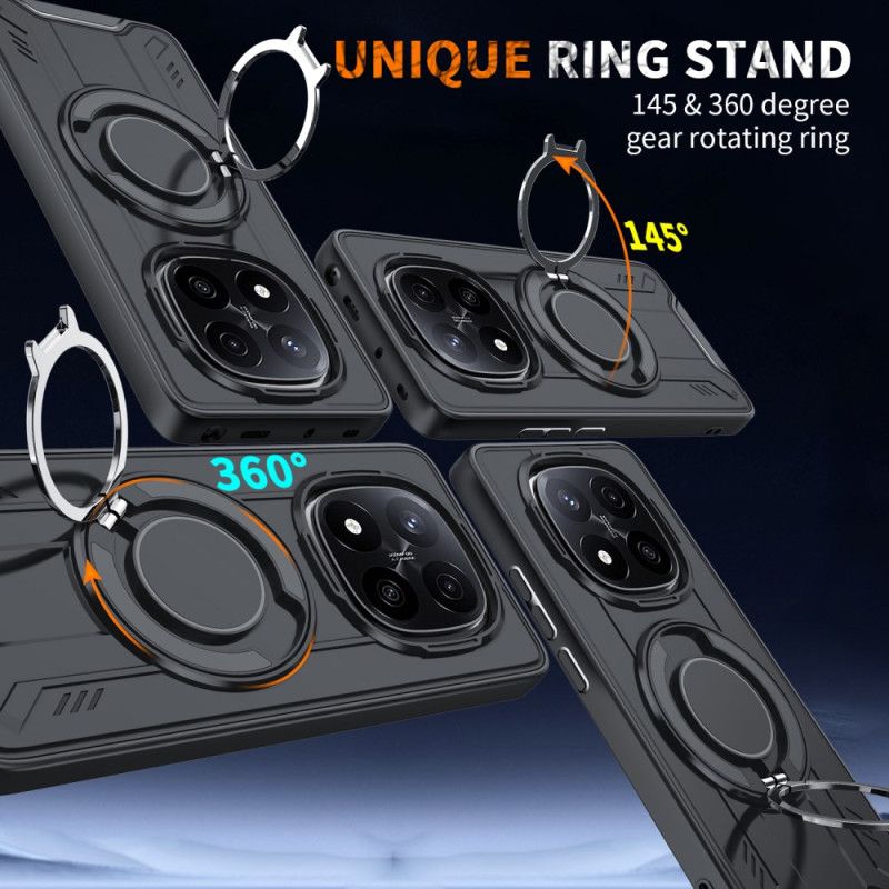 Deksel Xiaomi Redmi Note 14 Pro 4g Magsafe-kompatibel Med Roterende Stativ
