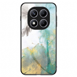 Deksel Xiaomi Redmi Note 14 Pro 4g Marmorert Herdet Glass