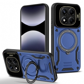 Deksel Xiaomi Redmi Note 14 Pro 4g Mobildeksel Magnetisk Roterende Stativ