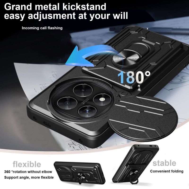 Deksel Xiaomi Redmi Note 14 Pro 4g Ultramotstandsdyktig Med Stativ Og Linsebeskytter Beskyttelse Deksel