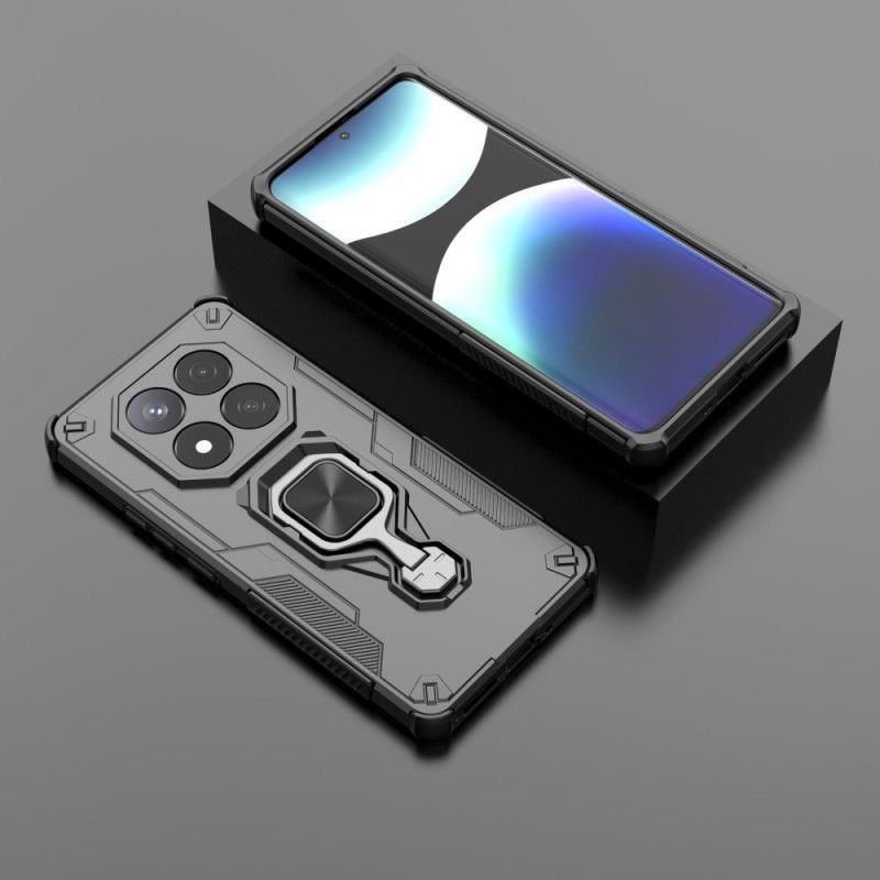 Deksel Xiaomi Redmi Note 14 Pro 4g Ultraslitesterk Med Roterende Stativ Beskyttelse Deksel
