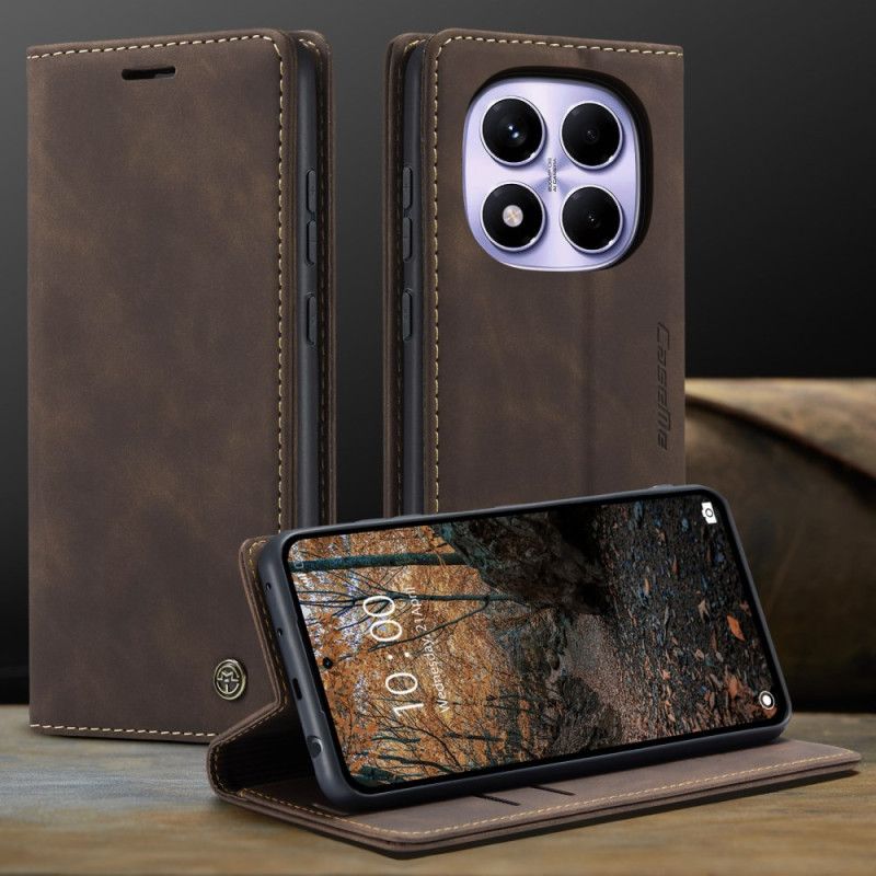 Folio Deksel Lær Xiaomi Redmi Note 14 Pro 4g Mobildeksel Kaseme