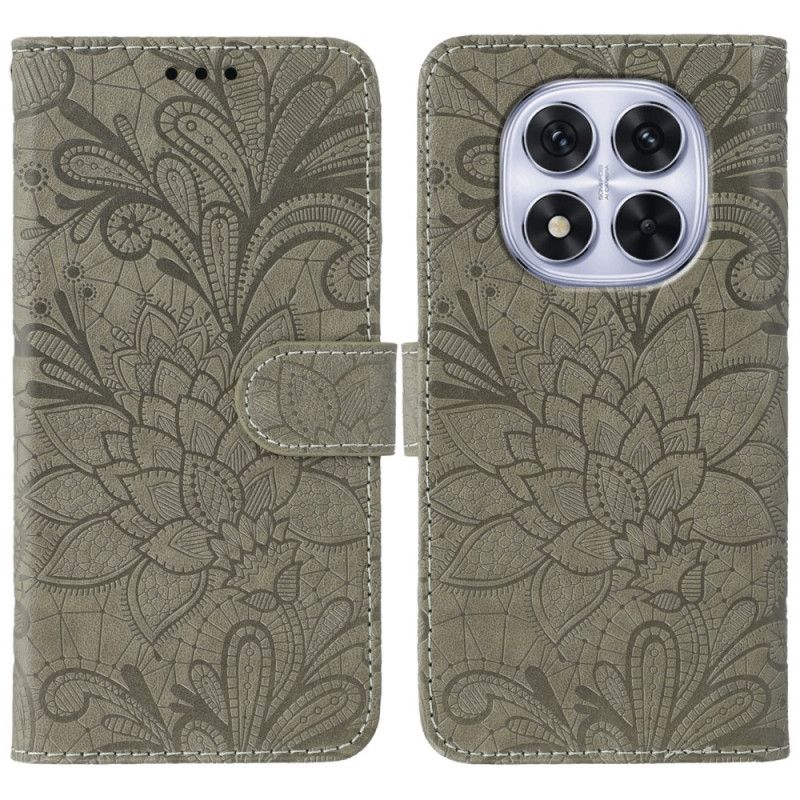 Folio Deksel Til Xiaomi Redmi Note 14 Pro 4g Blomsterblonder