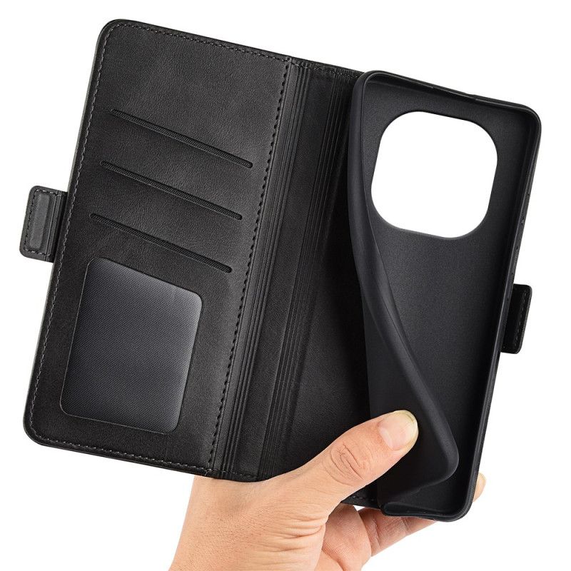 Folio Deksel Til Xiaomi Redmi Note 14 Pro 4g Dobbel Lås