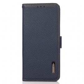 Folio Deksel Til Xiaomi Redmi Note 14 Pro 4g Ekte Skinn Khazneh