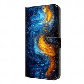 Folio Deksel Til Xiaomi Redmi Note 14 Pro 4g Flytende Mønster