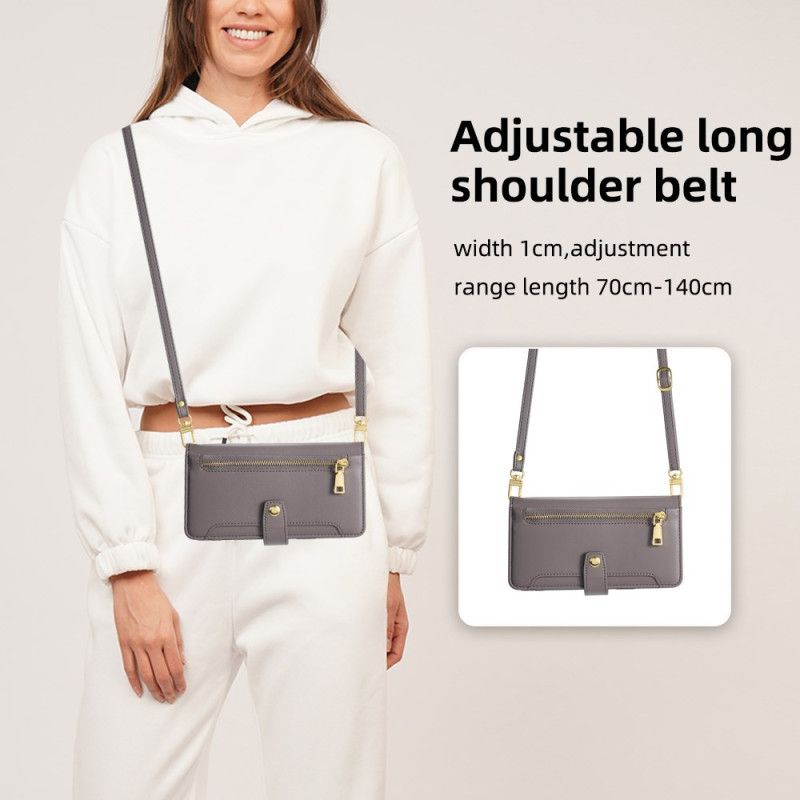 Folio Deksel Til Xiaomi Redmi Note 14 Pro 4g Skulder- Og Crossbody-lommebok