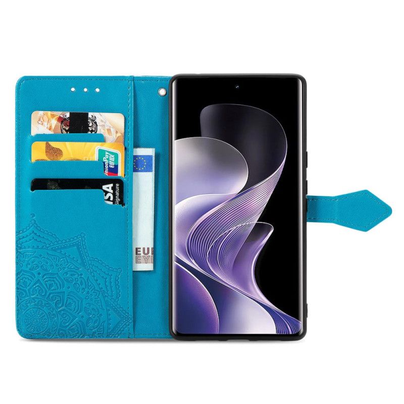 Folio Deksel Xiaomi Redmi Note 14 Pro 4g Barokk Mandala Beskyttelse Deksel