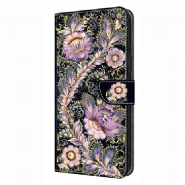 Folio Deksel Xiaomi Redmi Note 14 Pro 4g Blomstervintage