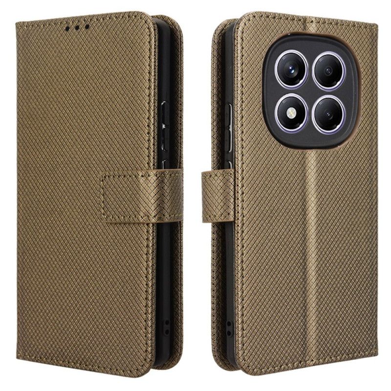 Folio Deksel Xiaomi Redmi Note 14 Pro 4g Diamanttekstur