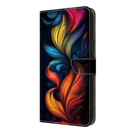 Folio Deksel Xiaomi Redmi Note 14 Pro 4g Fargerike Fjær