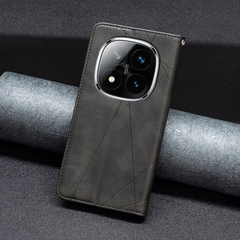 Folio Deksel Xiaomi Redmi Note 14 Pro 4g Geometrisk