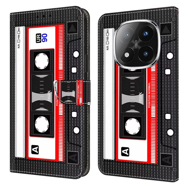 Folio Deksel Xiaomi Redmi Note 14 Pro 4g Kassettbånd