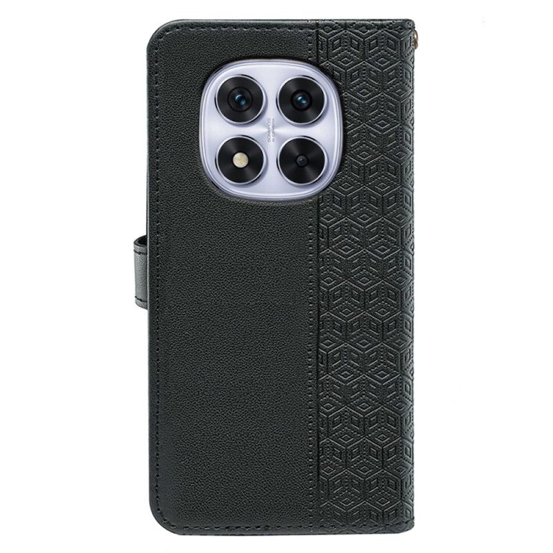 Folio Deksel Xiaomi Redmi Note 14 Pro 4g Kubekant Og Stropp