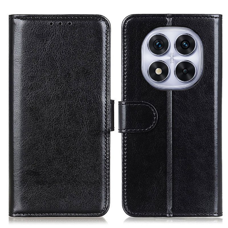 Folio Deksel Xiaomi Redmi Note 14 Pro 4g Patent Imitert Skinn