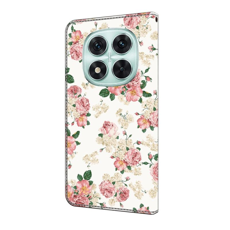 Folio Deksel Xiaomi Redmi Note 14 Pro 4g Peoner Beskyttelse Deksel