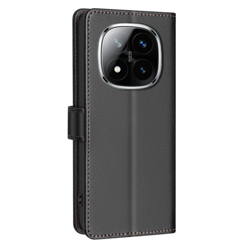 Folio Deksel Xiaomi Redmi Note 14 Pro 4g Rfid-blokkerende Binfen-farge Beskyttelse Deksel