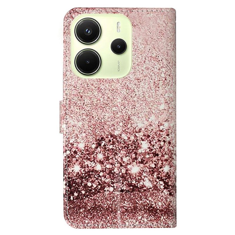 Folio Deksel Xiaomi Redmi Note 14 Pro 4g Rosegull Marmor