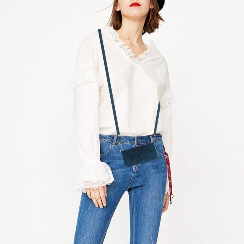 Folio Deksel Xiaomi Redmi Note 14 Pro 4g Skulderstropp Med Solsikketrykk Beskyttelse Deksel