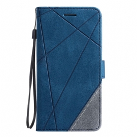 Folio Deksel Xiaomi Redmi Note 14 Pro 4g Tofarget Med Striper Beskyttelse Deksel