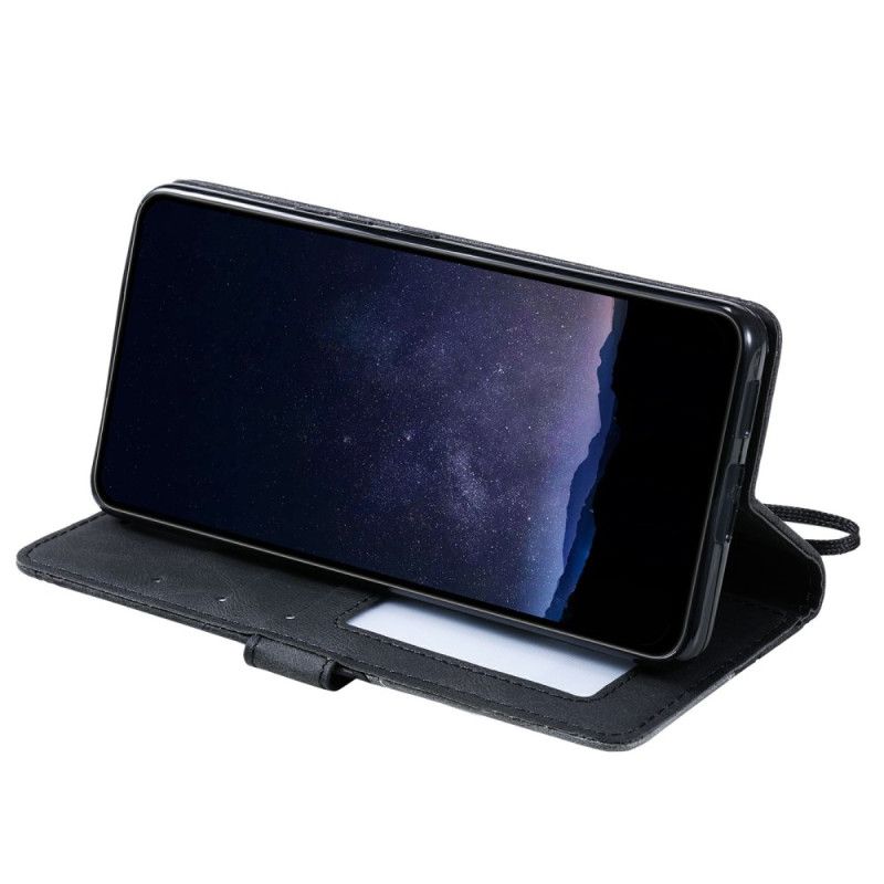 Folio Deksel Xiaomi Redmi Note 14 Pro 4g Tofarget Med Striper Beskyttelse Deksel