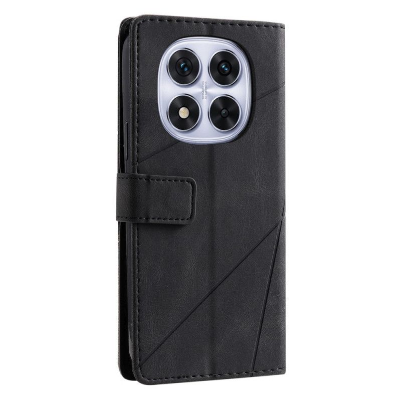 Folio Deksel Xiaomi Redmi Note 14 Pro 4g Tofarget Med Striper Beskyttelse Deksel