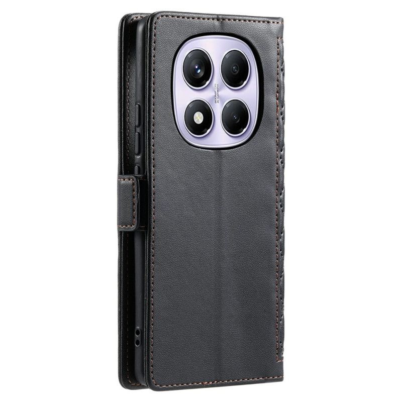 Folio Deksel Xiaomi Redmi Note 14 Pro 4g Vattert Med Stropp