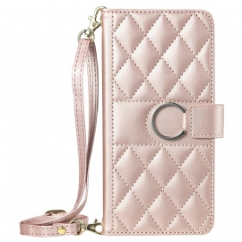 Folio Deksel Xiaomi Redmi Note 14 Pro 4g Vattert Med Stropp Og Skulderstropp