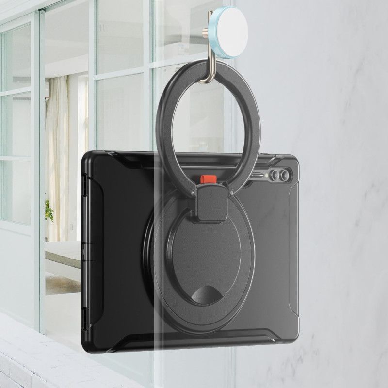 Deksel Samsung Galaxy Tab S10 Ultra Mobildeksel Roterende Ringstativ
