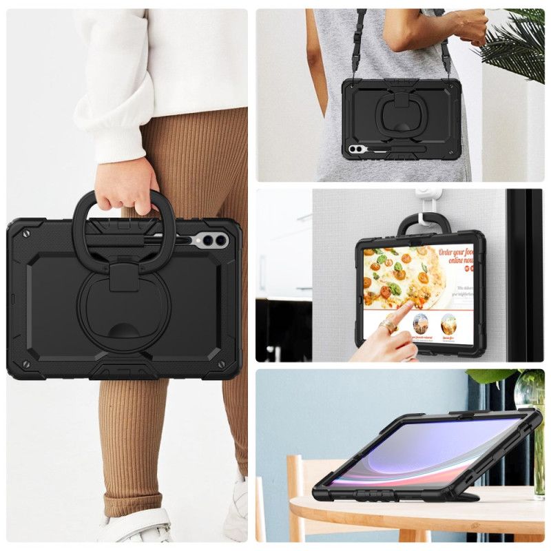 Deksel Samsung Galaxy Tab S10 Ultra Premium Beskyttelse Med Skulderstropp