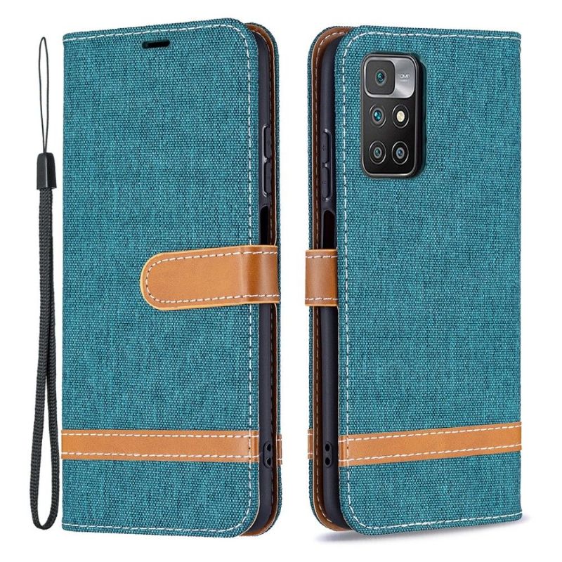 Folio Deksel Til Xiaomi Redmi 10 Stofftrekk