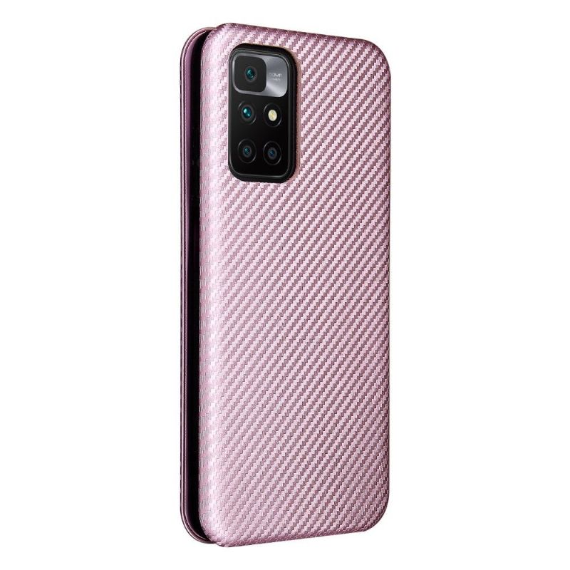 Lærdeksel Til Xiaomi Redmi 10 Carbon Fiber Leathette
