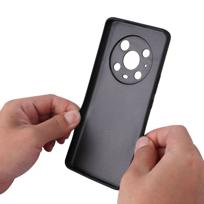 Deksel Til Honor Magic 4 Pro Croc-effekt Med Støtte