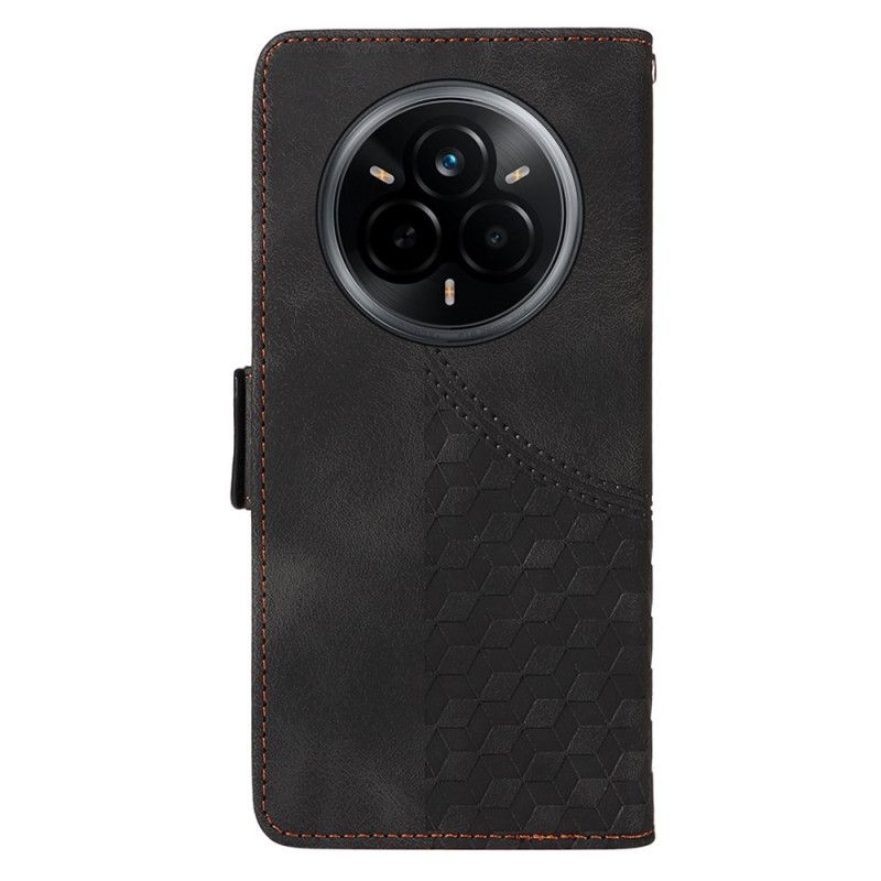 Folio Deksel Realme 14 Pro 5g Diamantdesign Beskyttelse Deksel