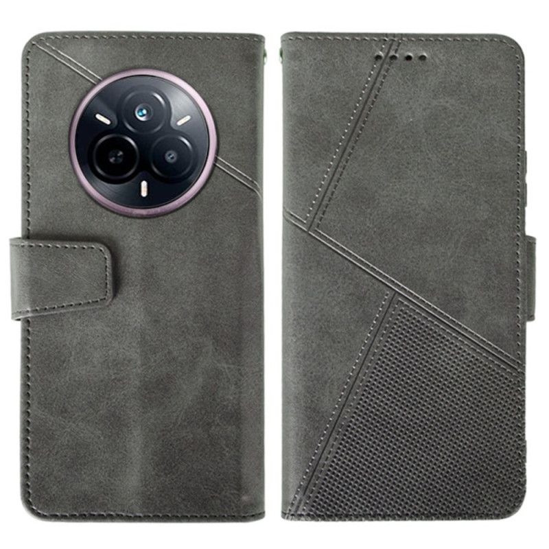 Lærdeksel Folio Deksel Realme 14 Pro 5g Idewei-linjer