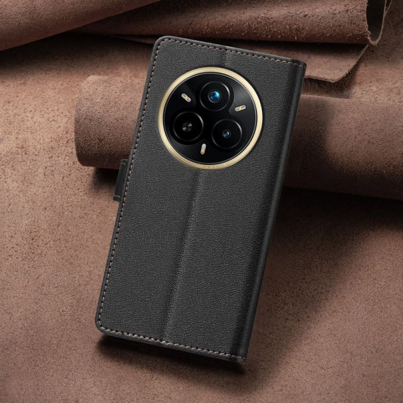 Lærdeksel Folio Deksel Realme 14 Pro 5g Mobildeksel Klassisk