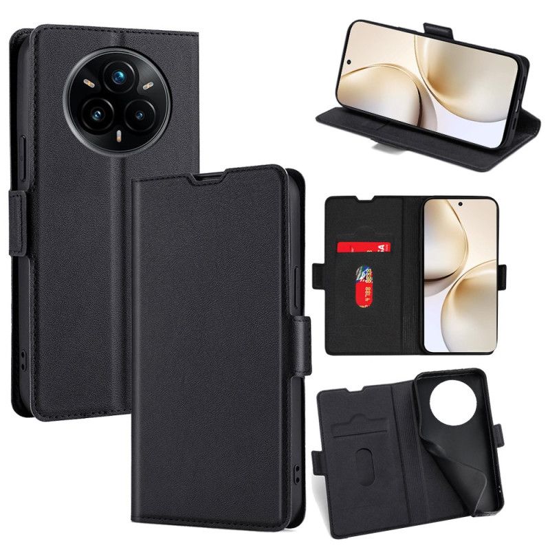 Lærdeksel Folio Deksel Realme 14 Pro 5g Mobildeksel Ultratynn Dobbel Lås