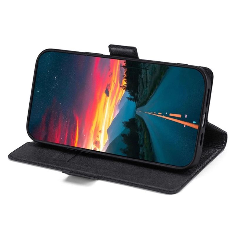 Lærdeksel Folio Deksel Realme 14 Pro 5g Mobildeksel Ultratynn Dobbel Lås