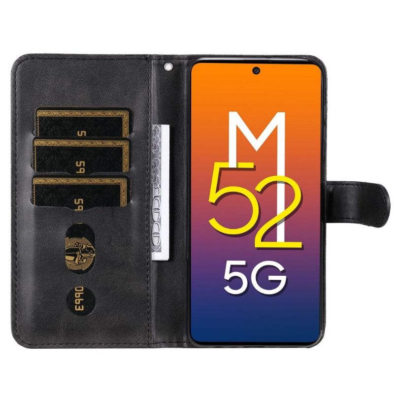 Lærdeksel Til Samsung Galaxy M52 5G Lommebok Lærdeksel Elena Lommebok