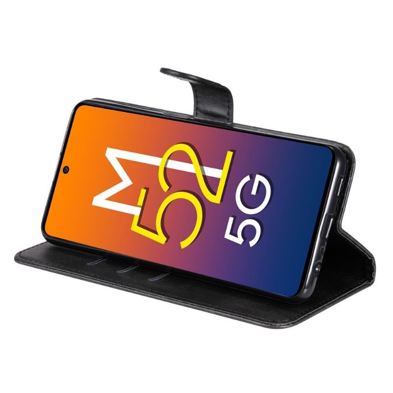 Lærdeksel Til Samsung Galaxy M52 5G Lommebok Lærdeksel Elena Lommebok