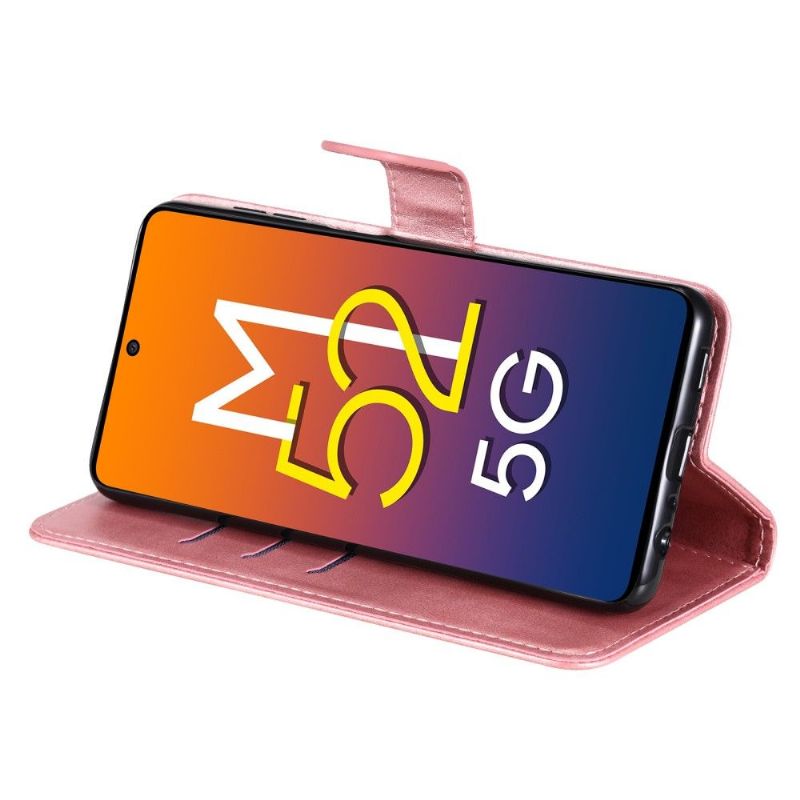 Lærdeksel Til Samsung Galaxy M52 5G Lommebok Lærdeksel Elena Lommebok