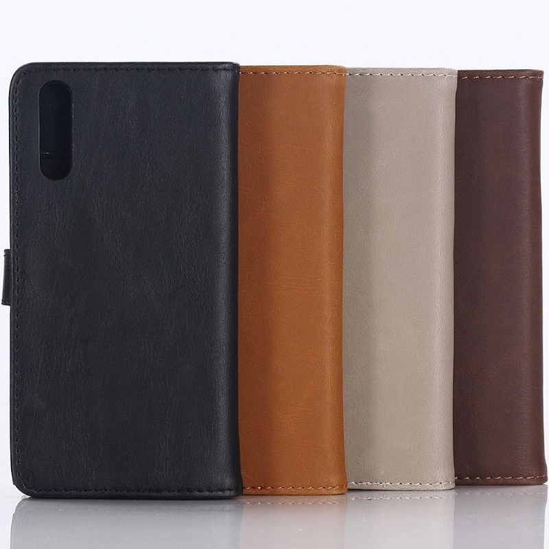 Etui Til Xiaomi Mi 9 SE Anti-fall Retro Chic Kunstskinn