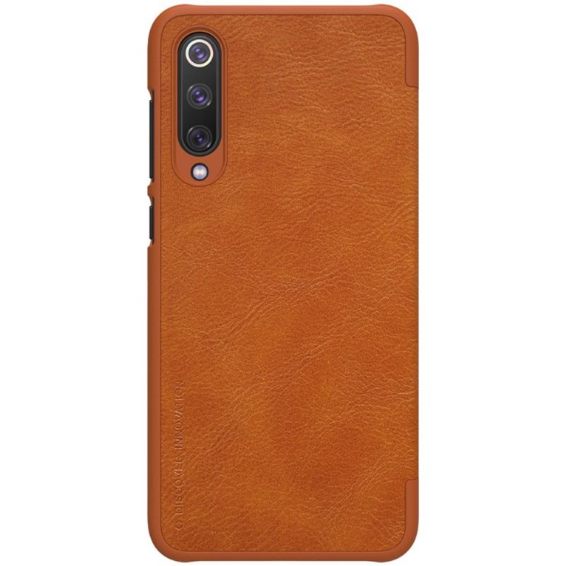Folio Deksel Til Xiaomi Mi 9 SE Nillkin Qin Skinntrekk - Havana