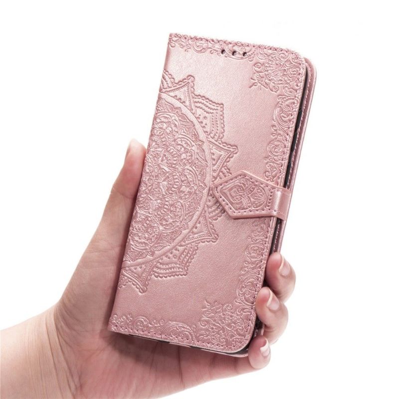 Folio Deksel Til Honor 9X Mandala Sun Card Holder