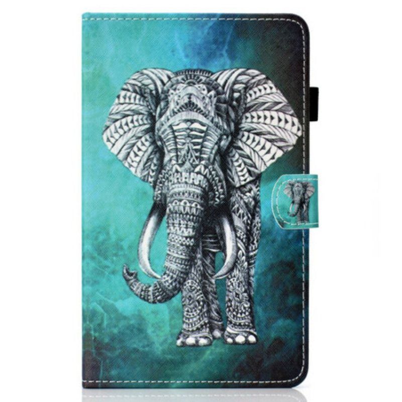 Folio Deksel Til Samsung Galaxy Tab S8 / Tab S7 Stammeelefant