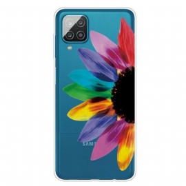 Deksel Til Samsung Galaxy M12 / A12 Fargerik Blomst