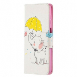 Folio Deksel Til Samsung Galaxy M12 / A12 Baby Elefant