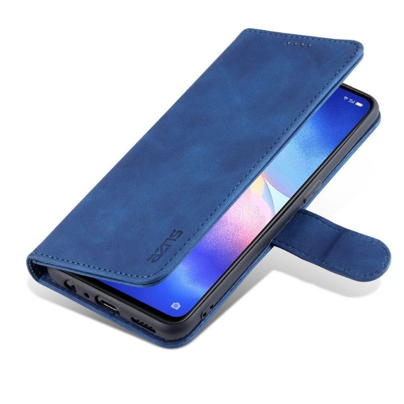 Folio Deksel Etui Til Oppo Find X3 Lite Lærdeksel Azns Folio Case Kortholder