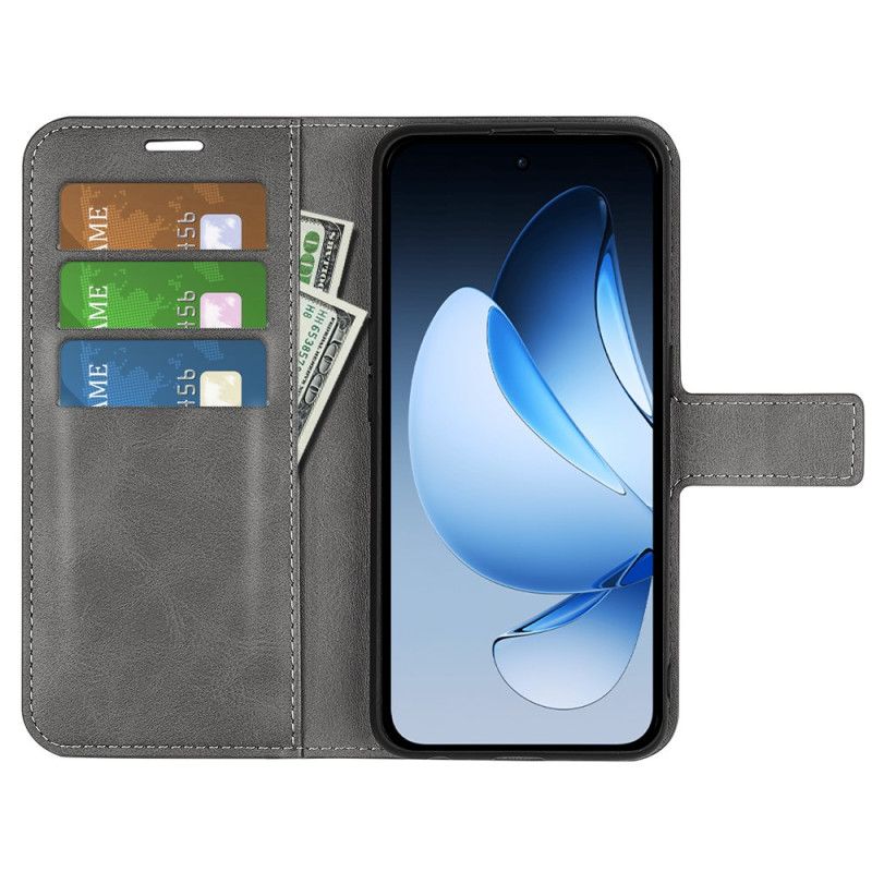 Lærdeksel Folio Deksel Oppo Reno 13 Pro 5g Mobildeksel Skinnstil